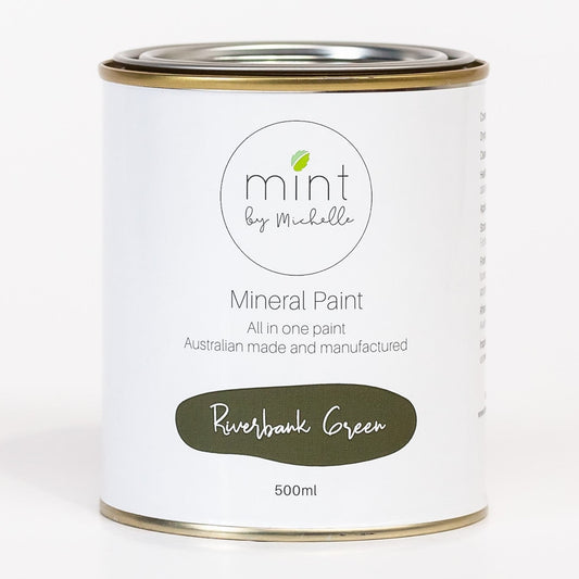 Mint Mineral Paint - Riverbank Green - 500ml - Rustic River Home