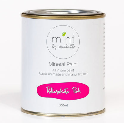 Mint Mineral Paint - Rollerskate Pink - 500ml - Rustic River Home