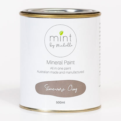 Mint Mineral Paint - Stoneware Clay - 500ml - Rustic River Home