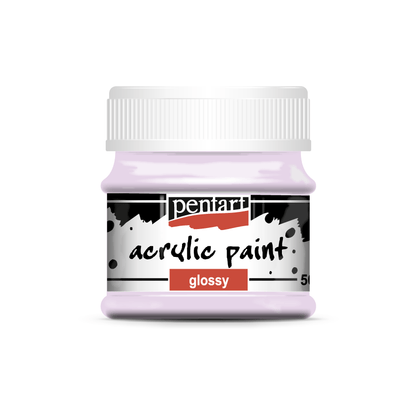 Pentart - Acrylic Paint - Glossy - Pastel Violet - Rustic River Home