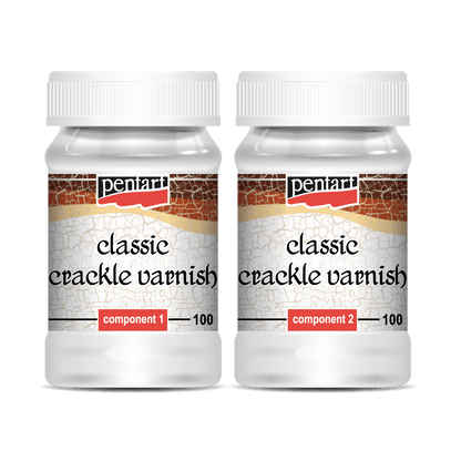 Pentart Crackle Varnish - Classic - 2 Component - 100ml - Rustic River Home