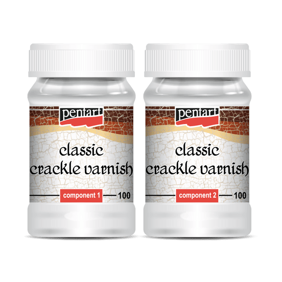 Pentart Crackle Varnish - Classic - 2 Component - 100ml - Rustic River Home