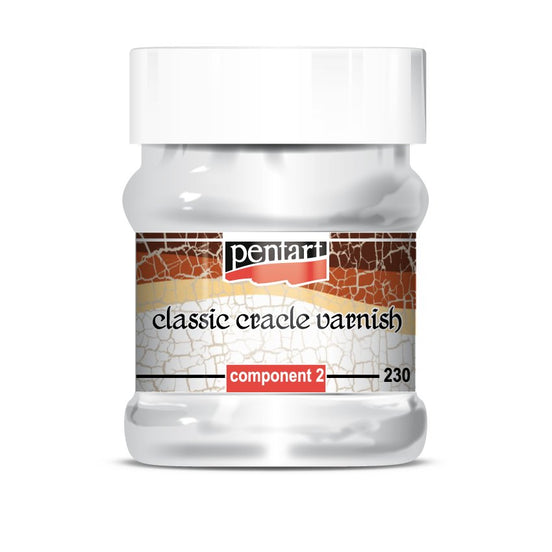 Pentart Crackle Varnish - Classic - 2 Component - 100ml - Rustic River Home