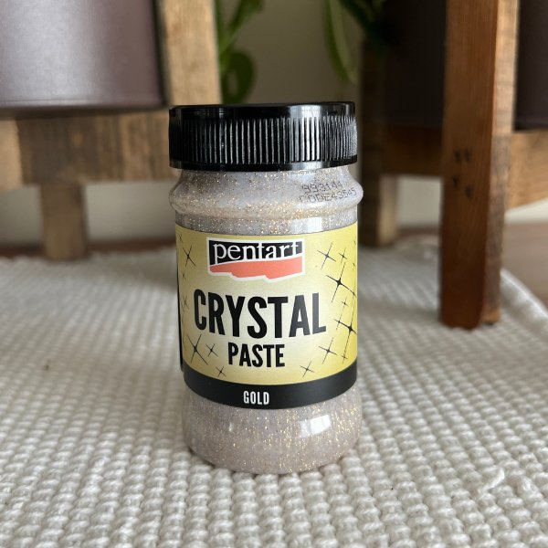 Pentart - Crystal Paste 100ml - Gold - Rustic River Home