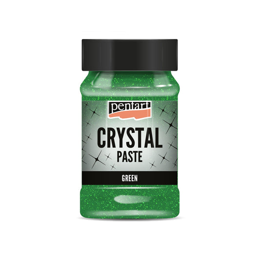 Pentart - Crystal Paste 100ml - Green - Rustic River Home