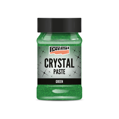 Pentart - Crystal Paste 100ml - Green - Rustic River Home