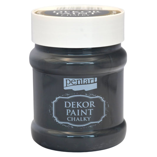 Pentart Dekor Chalk Paint - Black - 230ml - Rustic River Home
