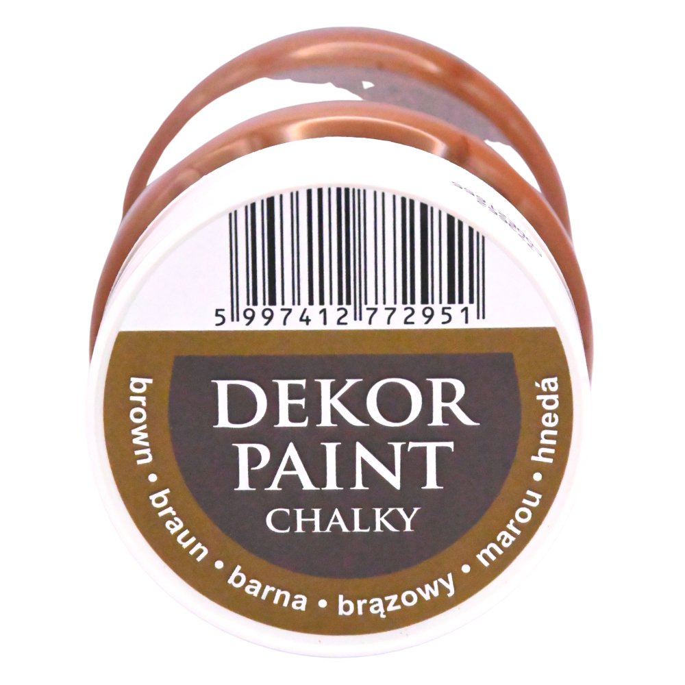 Pentart Dekor Chalk Paint - Brown - 230ml - Rustic River Home
