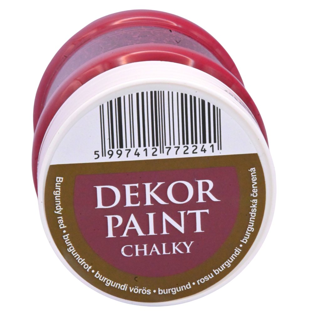 Pentart Dekor Chalk Paint - Burgundy Red - 230ml - Rustic River Home