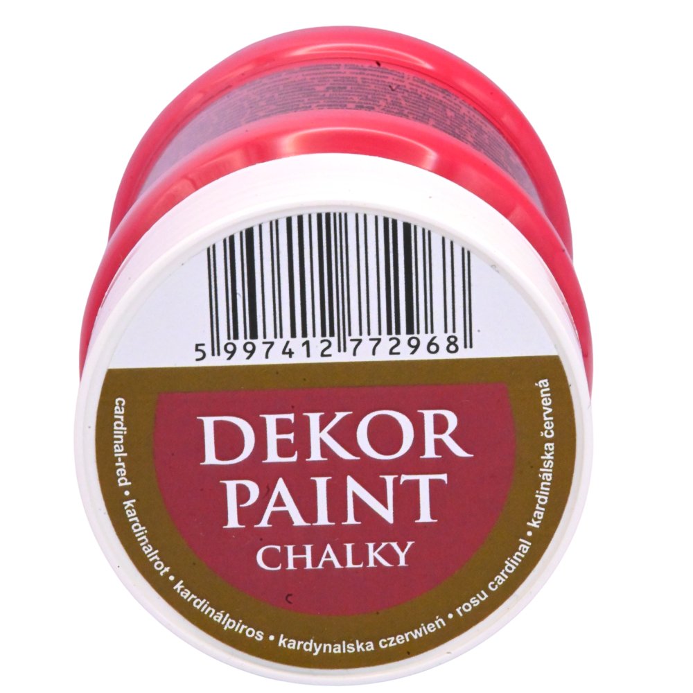 Pentart Dekor Chalk Paint - Cardinal-Red - 230ml - Rustic River Home