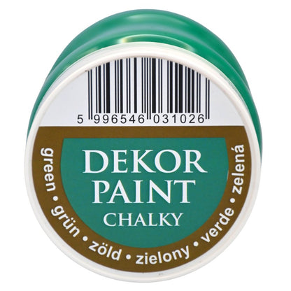 Pentart Dekor Chalk Paint - Green - 230ml - Rustic River Home