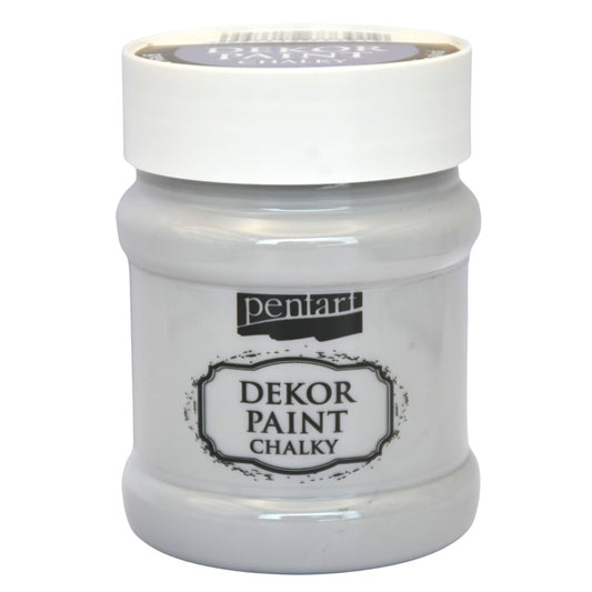 Pentart Dekor Chalk Paint - Grey - 230ml - Rustic River Home
