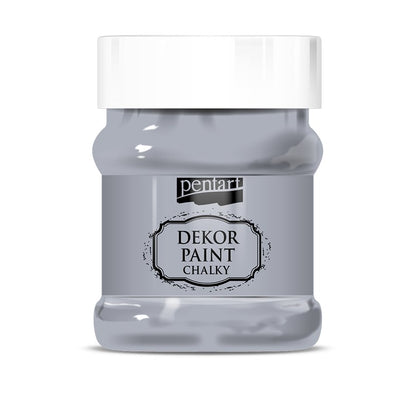 Pentart Dekor Chalk Paint - Grey - 230ml - Rustic River Home