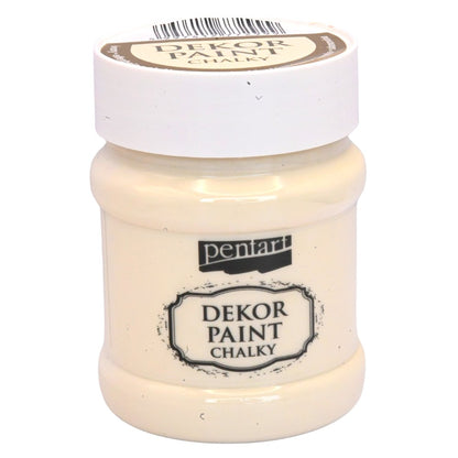 Pentart Dekor Chalk Paint - Ivory - 230ml - Rustic River Home