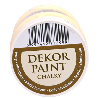 Pentart Dekor Chalk Paint - Ivory - 230ml - Rustic River Home