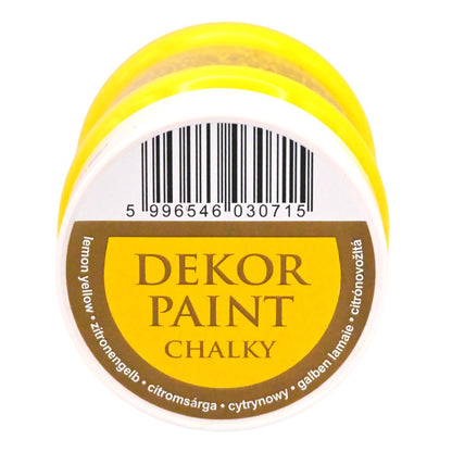 Pentart Dekor Chalk Paint - Lemon Yellow - 230ml - Rustic River Home