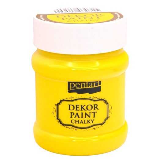 Pentart Dekor Chalk Paint - Lemon Yellow - 230ml - Rustic River Home