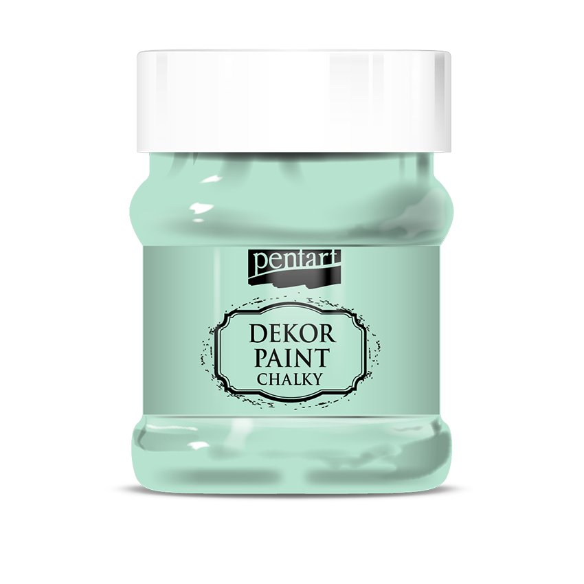 Pentart Dekor Chalk Paint - Mint Green - 230ml - Rustic River Home