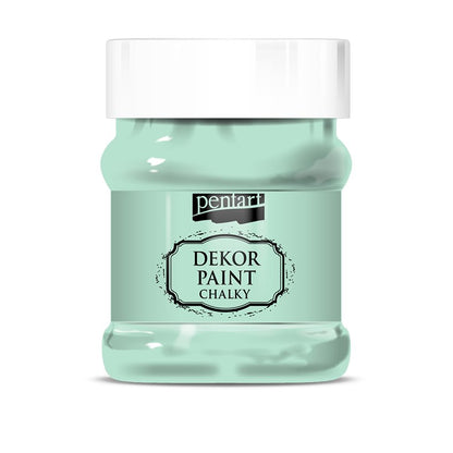 Pentart Dekor Chalk Paint - Mint Green - 230ml - Rustic River Home