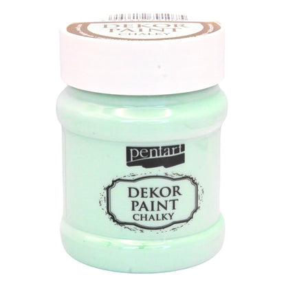 Pentart Dekor Chalk Paint - Mint Green - 230ml - Rustic River Home