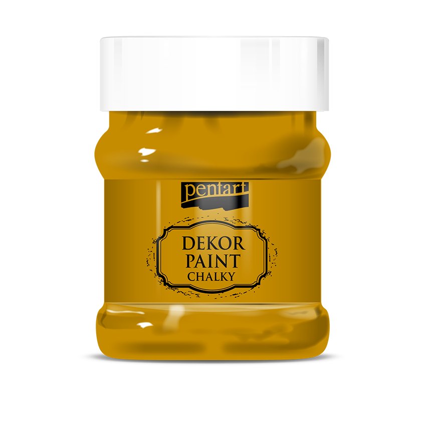 Pentart Dekor Chalk Paint - Mustard Yellow - 230ml - Rustic River Home