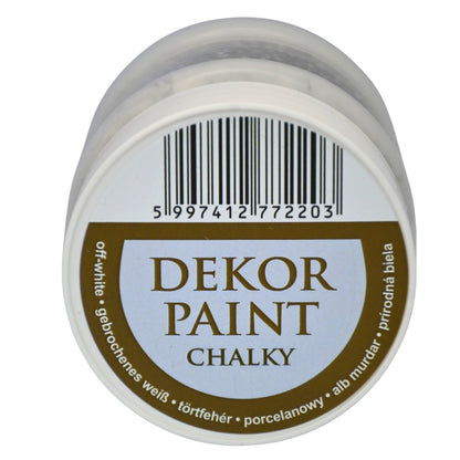 Pentart Dekor Chalk Paint - Off-White - 230ml - Rustic River Home