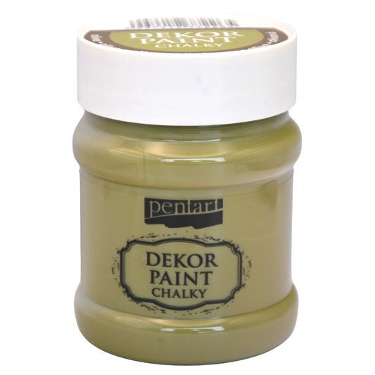 Pentart Dekor Chalk Paint - Olive - 230ml - Rustic River Home