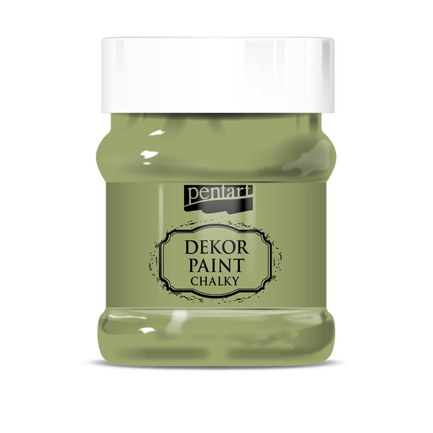 Pentart Dekor Chalk Paint - Olive - 230ml - Rustic River Home