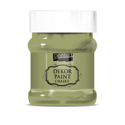 Pentart Dekor Chalk Paint - Olive - 230ml - Rustic River Home