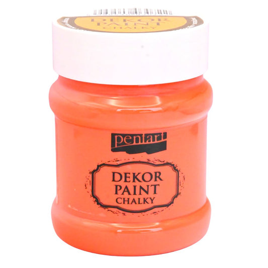 Pentart Dekor Chalk Paint - Orange - 230ml - Rustic River Home
