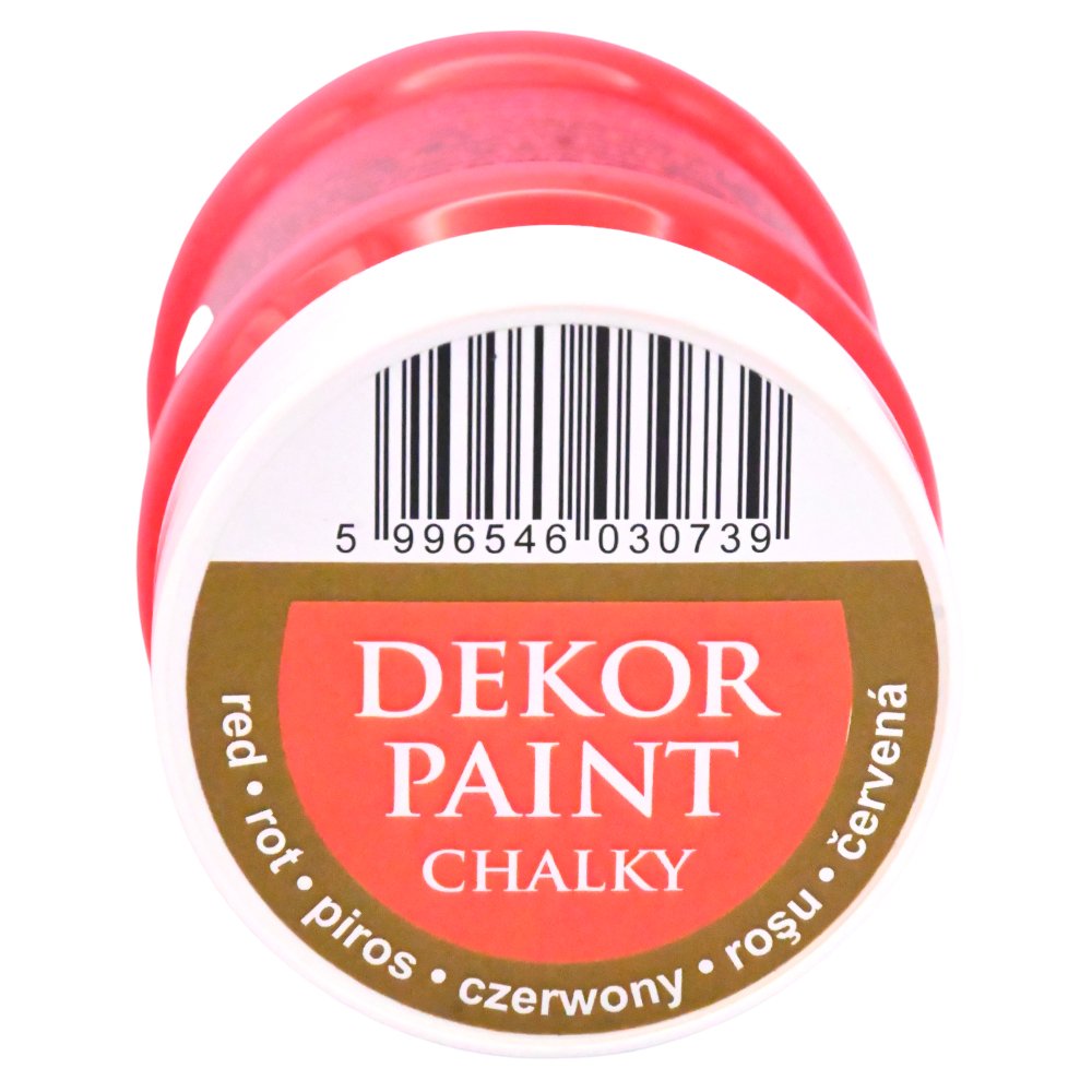Pentart Dekor Chalk Paint - Red - 230ml - Rustic River Home