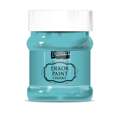 Pentart Dekor Chalk Paint - Turquoise-Blue - 230ml - Rustic River Home