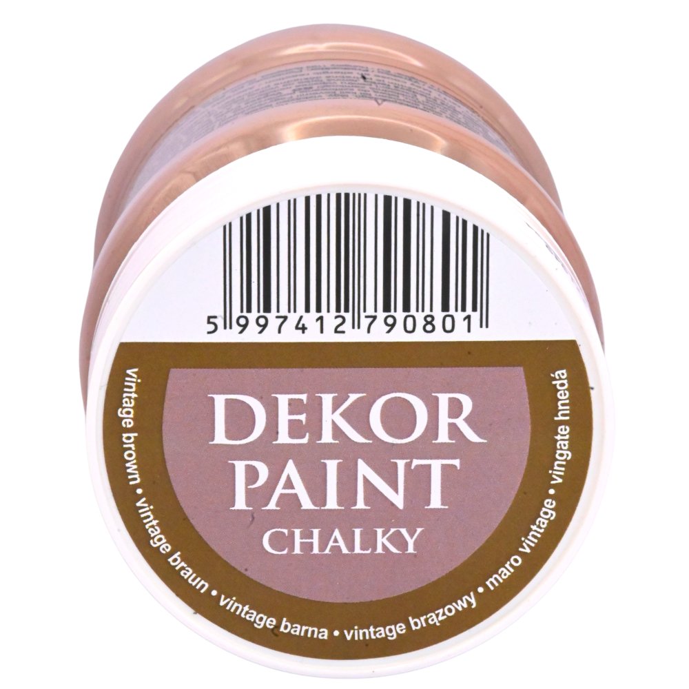 Pentart Dekor Chalk Paint - Vintage Brown - 230ml - Rustic River Home