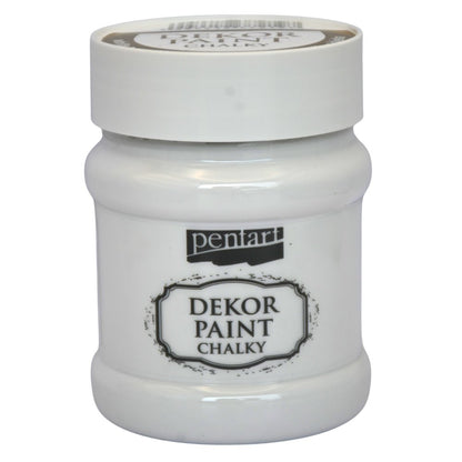 Pentart Dekor Chalk Paint - White - 230ml - Rustic River Home