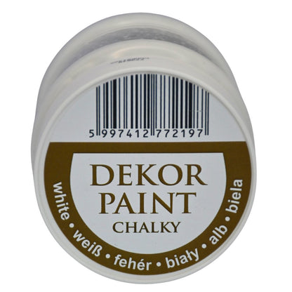 Pentart Dekor Chalk Paint - White - 230ml - Rustic River Home