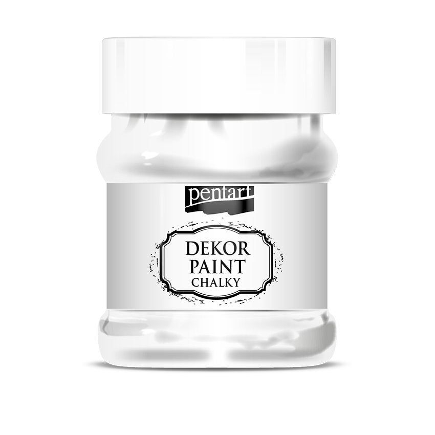 Pentart Dekor Chalk Paint - White - 230ml - Rustic River Home