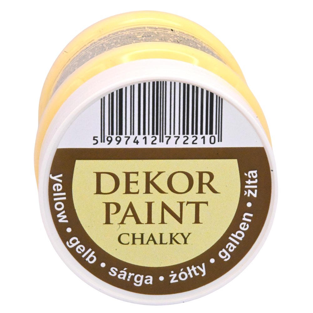 Pentart Dekor Chalk Paint - Yellow - 230ml - Rustic River Home