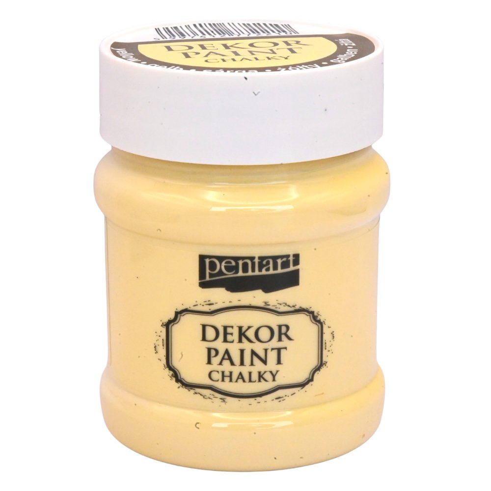 Pentart Dekor Chalk Paint - Yellow - 230ml - Rustic River Home