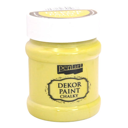 Pentart Dekor Chalk Paint - Yellowish Green - 230ml - Rustic River Home