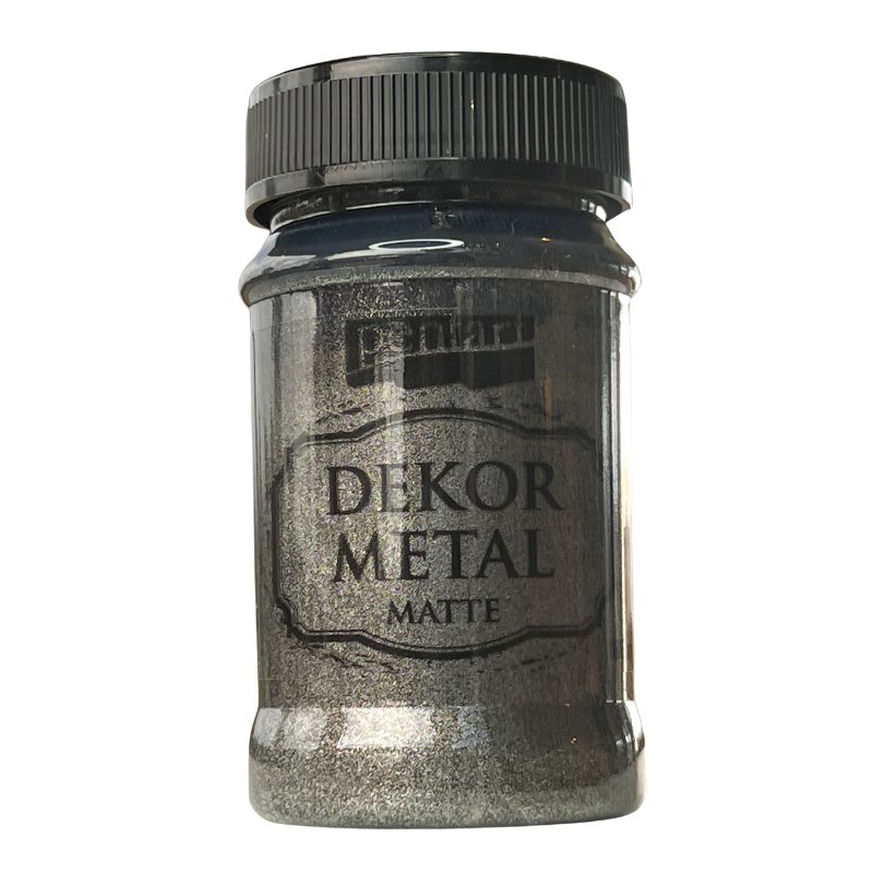 Pentart Dekor Metallic Matte - 100ml - Anthracite - Rustic River Home