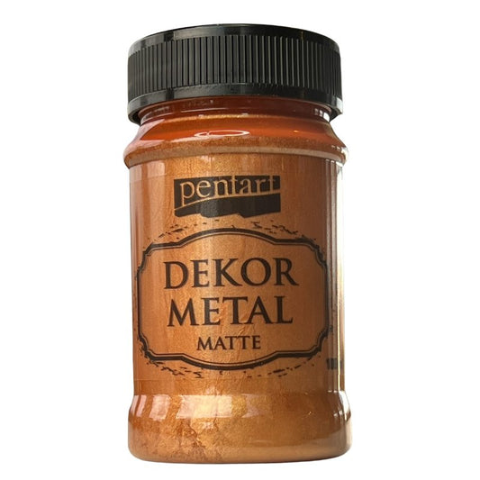 Pentart Dekor Metallic Matte - 100ml - Bronze - Rustic River Home