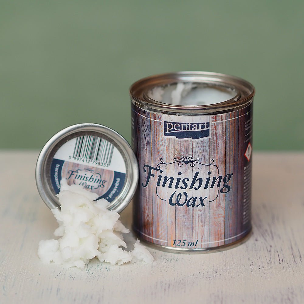Pentart Finishing Wax - 125 ml - White - Rustic River Home
