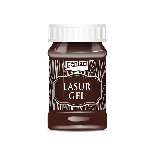 Pentart Lasur Gel - 100 ml - Chestnut - Rustic River Home