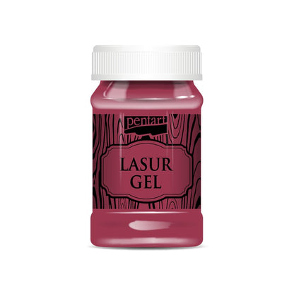 Pentart Lasur Gel - 100 ml - Red - Rustic River Home