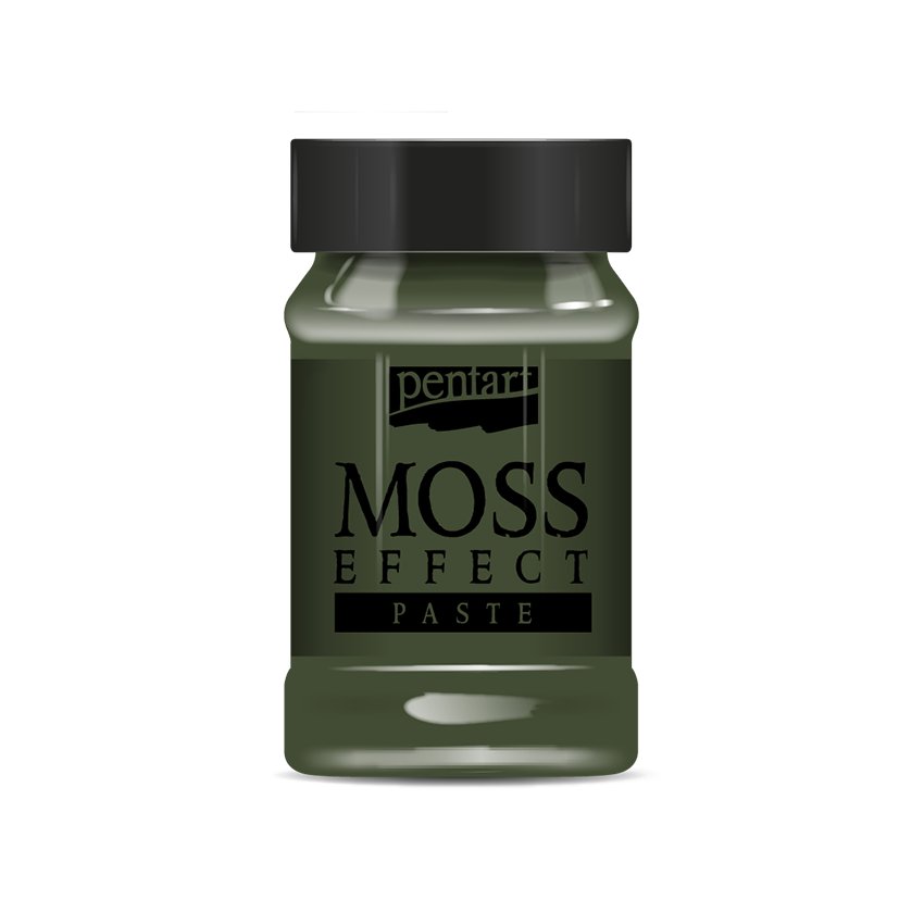 Pentart Moss Effect Paste 100 ml - Dark Green - Rustic River Home