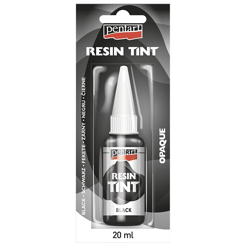 Pentart Resin Tint 20ml - Black - Rustic River Home