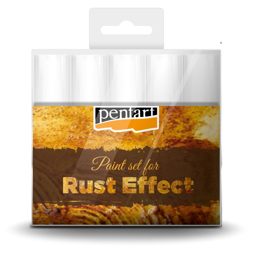 Pentart Rust Effect Paint Set 5 X 20 ml - Rustic River Home