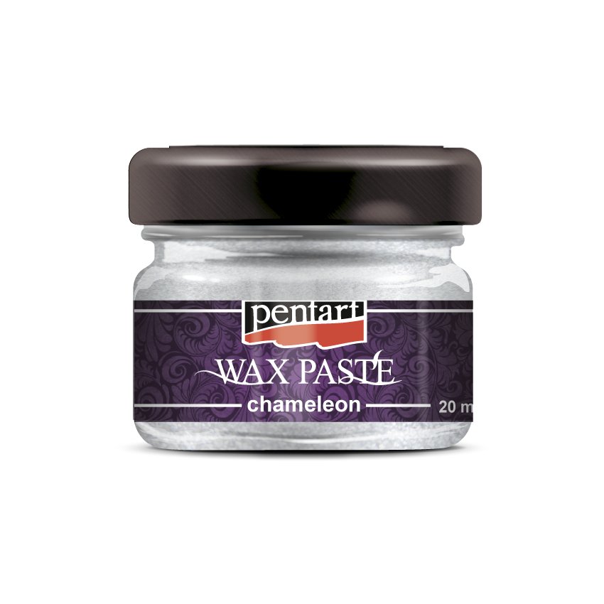 Pentart Wax Paste - Chameleon - 20ml - Sparkling Silver - Rustic River Home
