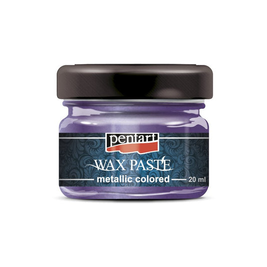 Pentart Wax Paste - Coloured Metallic - 20ml - Lilac - Rustic River Home