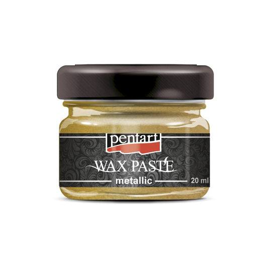 Pentart Wax Paste - Metallic - 20ml - Gold - Rustic River Home
